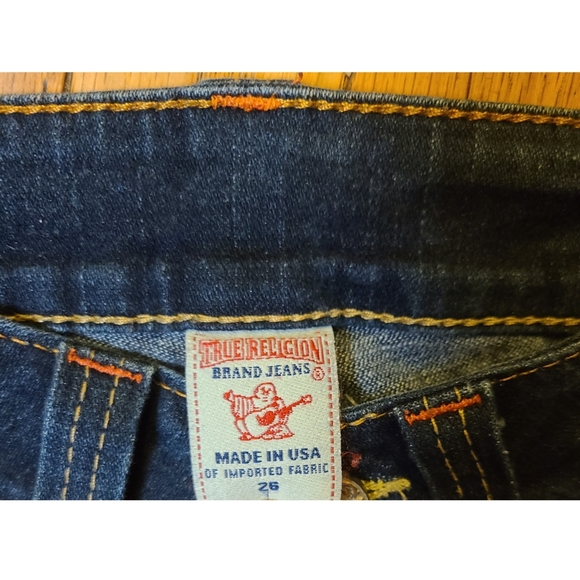 HP โค EUC Size 26 True Religion Jeans - Picture 3 of 3